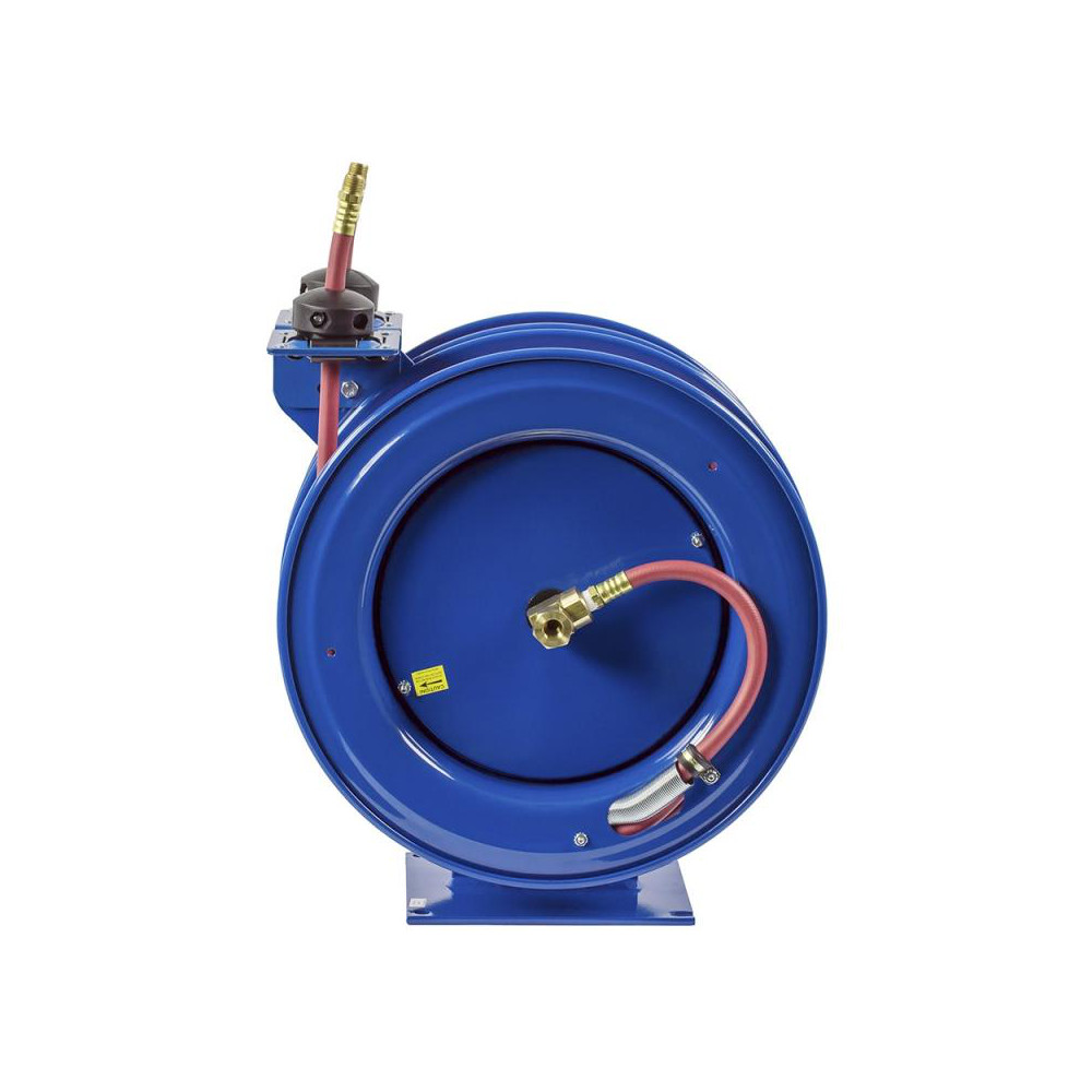 CoxReels Hose Reel with Hose: 3/8" ID Hose x 50', Spring Retractable - C-LP-350-350