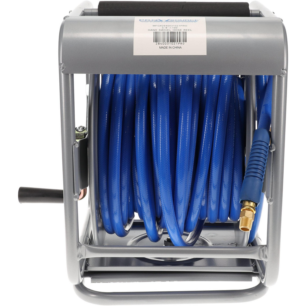 CoxReels Hose Reel with Hose: 3/8" ID Hose x 50', Spring Retractable - C-LP-350-350