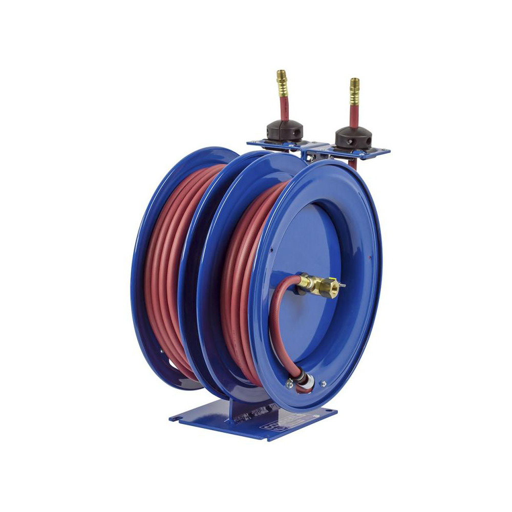 CoxReels Hose Reel with Hose: 3/8" ID Hose x 50', Spring Retractable - C-LP-350-350