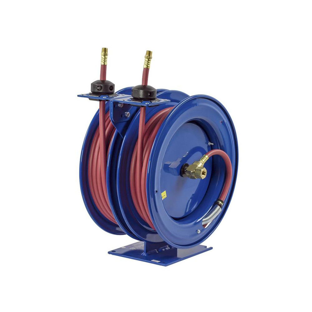 CoxReels Hose Reel with Hose: 1/2" ID Hose x 25', Spring Retractable - C-LP-425-425