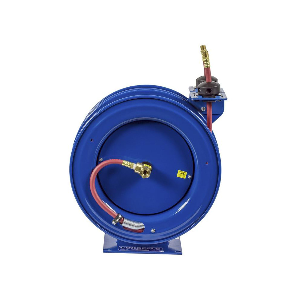 CoxReels Hose Reel with Hose: 1/2" ID Hose x 25', Spring Retractable - C-LP-425-425