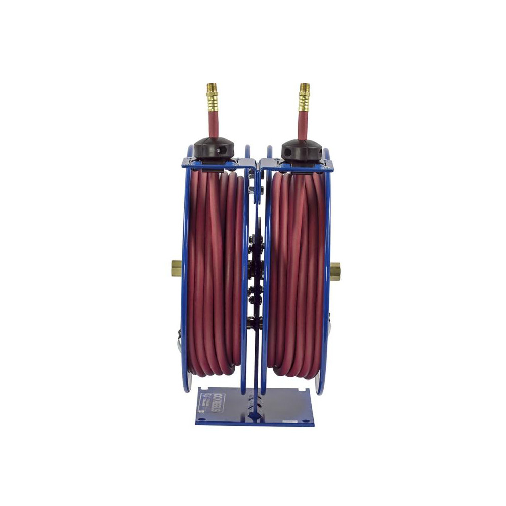 CoxReels Hose Reel with Hose: 1/2" ID Hose x 25', Spring Retractable - C-LP-425-425