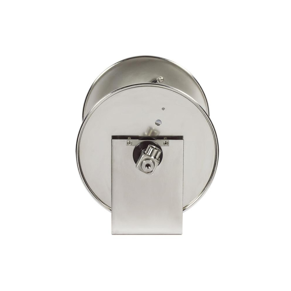 CoxReels Hose Reel without Hose: 3/4" ID Hose, 100' Long, Hand Crank - 117-5-100-SS