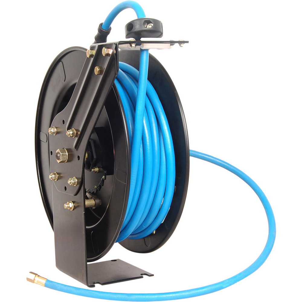 BluBird BluBird 3/8" x 50' Retractable Rubber Air Hose Reel - BBR3850