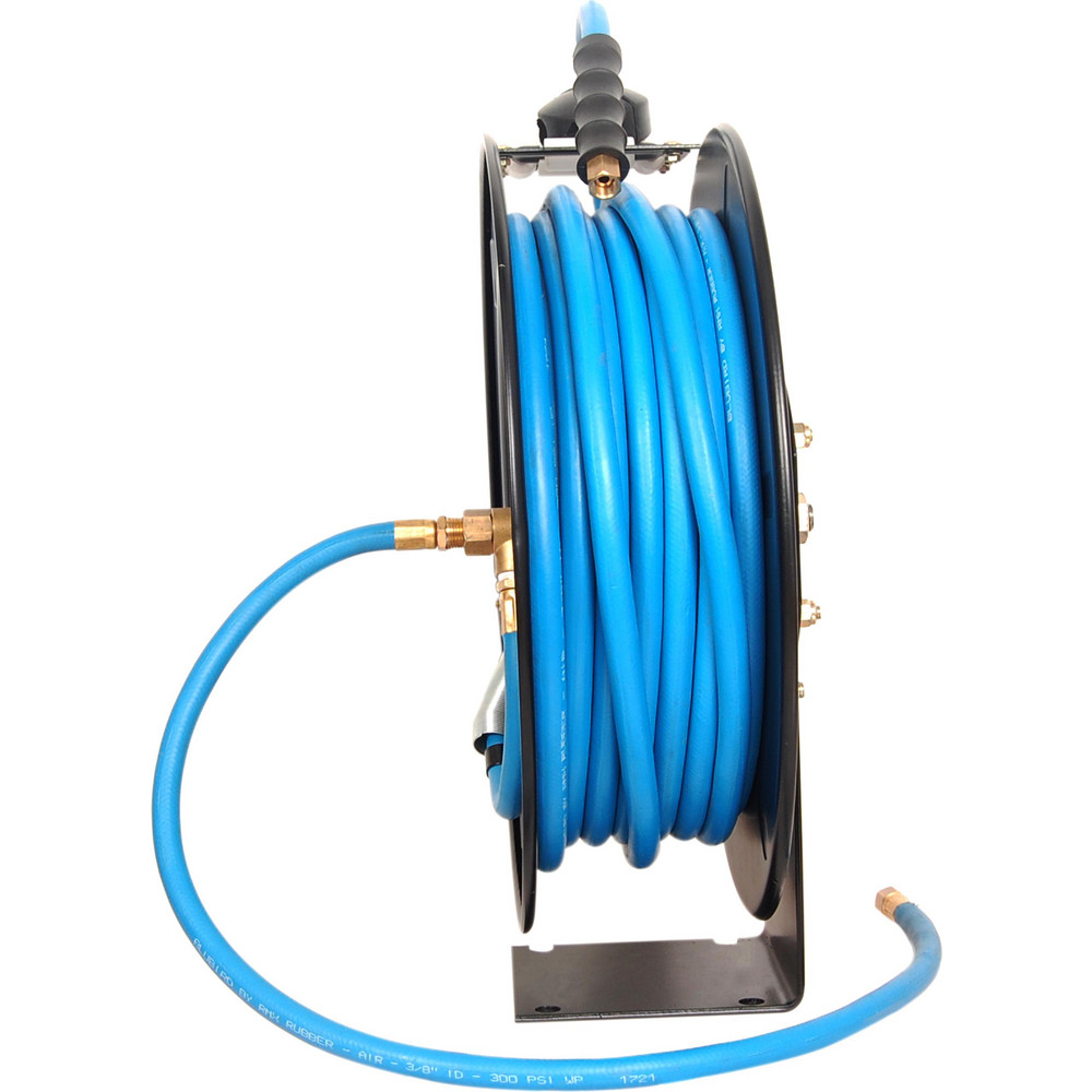 BluBird BluBird 3/8" x 50' Retractable Rubber Air Hose Reel - BBR3850