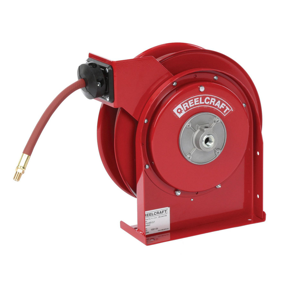 CoxReels Hose Reel with Hose: 1/2" ID Hose x 75', Spring Retractable - EZ-TSH-475-HV