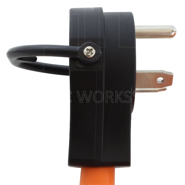 Ac Works 50ft RV 30A TT-30P Plug to 30A L5-30R RV/Marine Detachable Power Supply Cord - RVTTM30-050