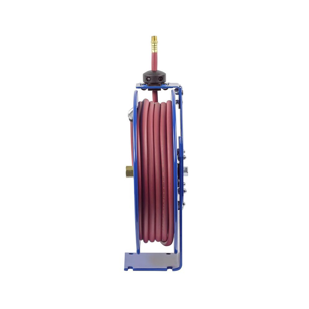 CoxReels Hose Reel with Hose: 1/4" ID Hose x 25', Spring Retractable - EZ-P-HP-125