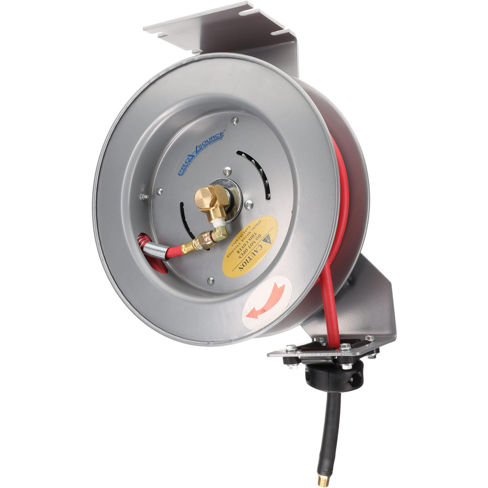 CoxReels Hose Reel with Hose: 1/4" ID Hose x 25', Spring Retractable - EZ-P-HP-125