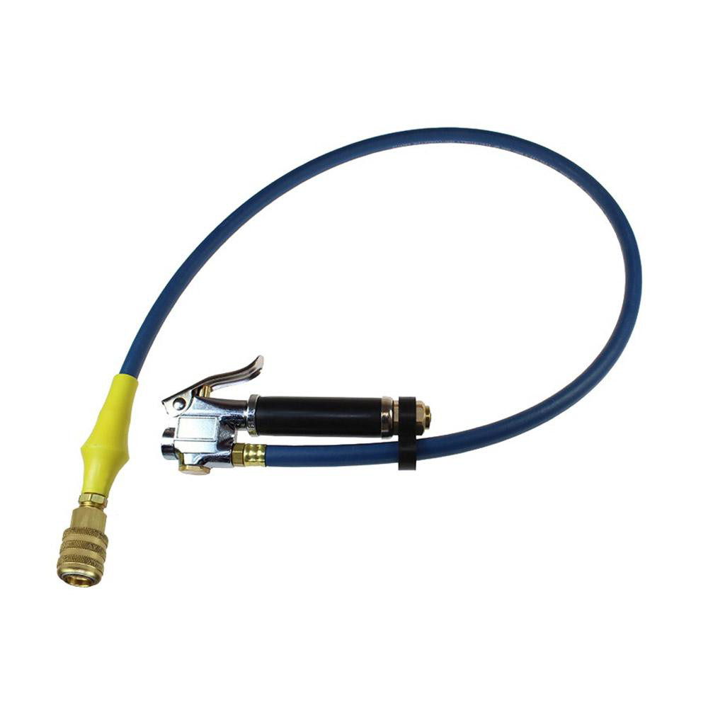 Coilhose Pneumatics 120 Max psi Open Check Zinc Inflator Gauge - TGC122