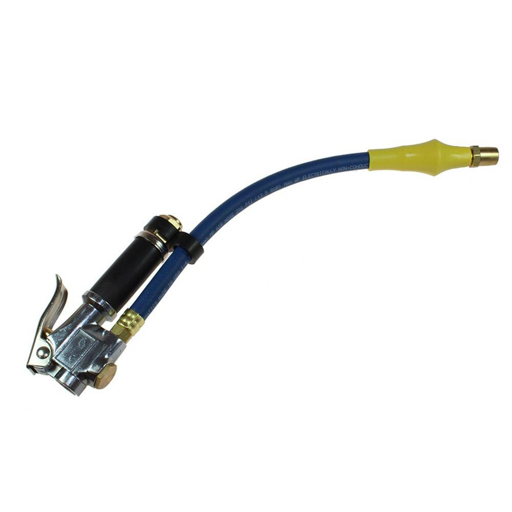 Coilhose Pneumatics 120 Max psi Open Check Zinc Inflator Gauge - TGC122