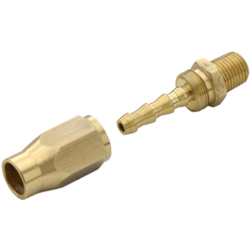 BluBird Air Hose Accessories: Accessory Type: Air Hose Assembly Repair Fitting; For Use With: Air Hose; Material: Brass; Additional Information: 6 month warranty - FFFX14