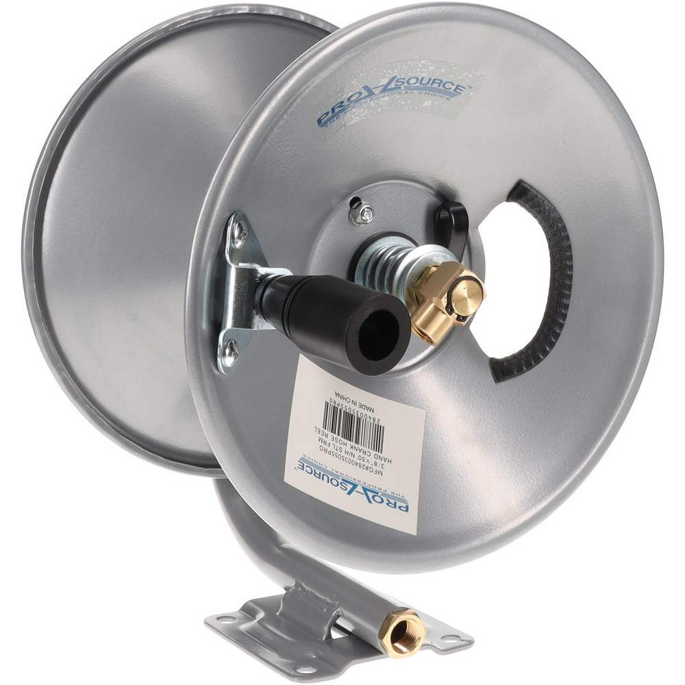 PRO-SOURCE Hose Reel without Hose: 3/8" ID Hose, 50' Long - 2840035055PRO