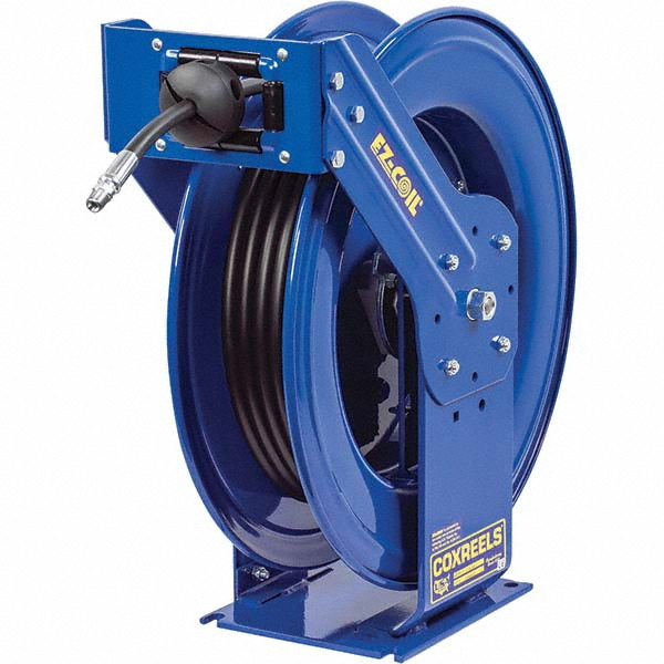 CoxReels Hose Reel with Hose: 3/8" ID Hose x 75', Spring Retractable - EZ-THP-375