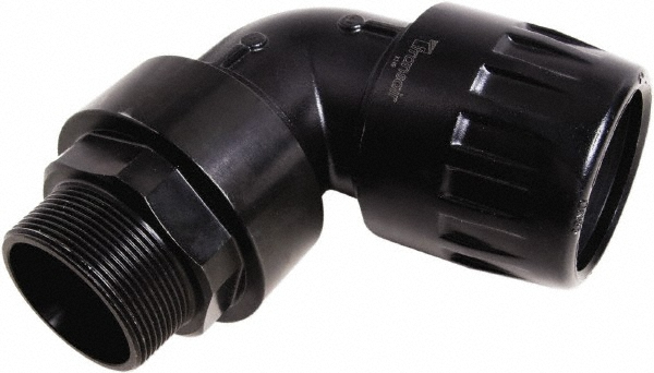 Transair Air Hose 90 degrees Male Elbow: Plastic - 6609 17 14