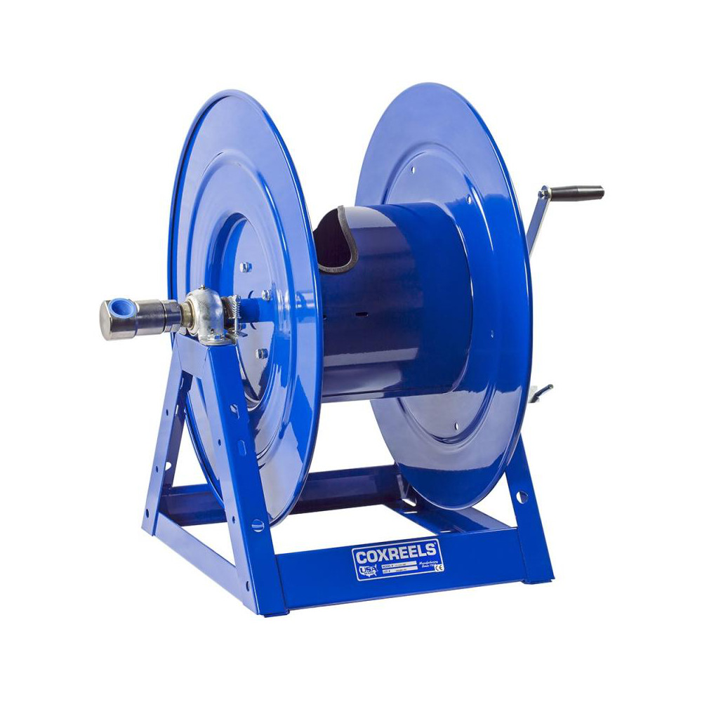 CoxReels Hose Reel without Hose: 3/4" ID Hose, 100' Long, Hand Crank - 117-5-100
