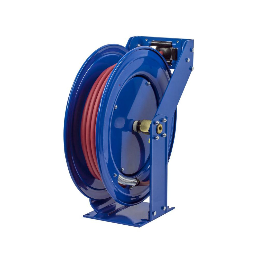 CoxReels Hose Reel with Hose: 1/2" ID Hose x 50', Spring Retractable - TSH-N-450