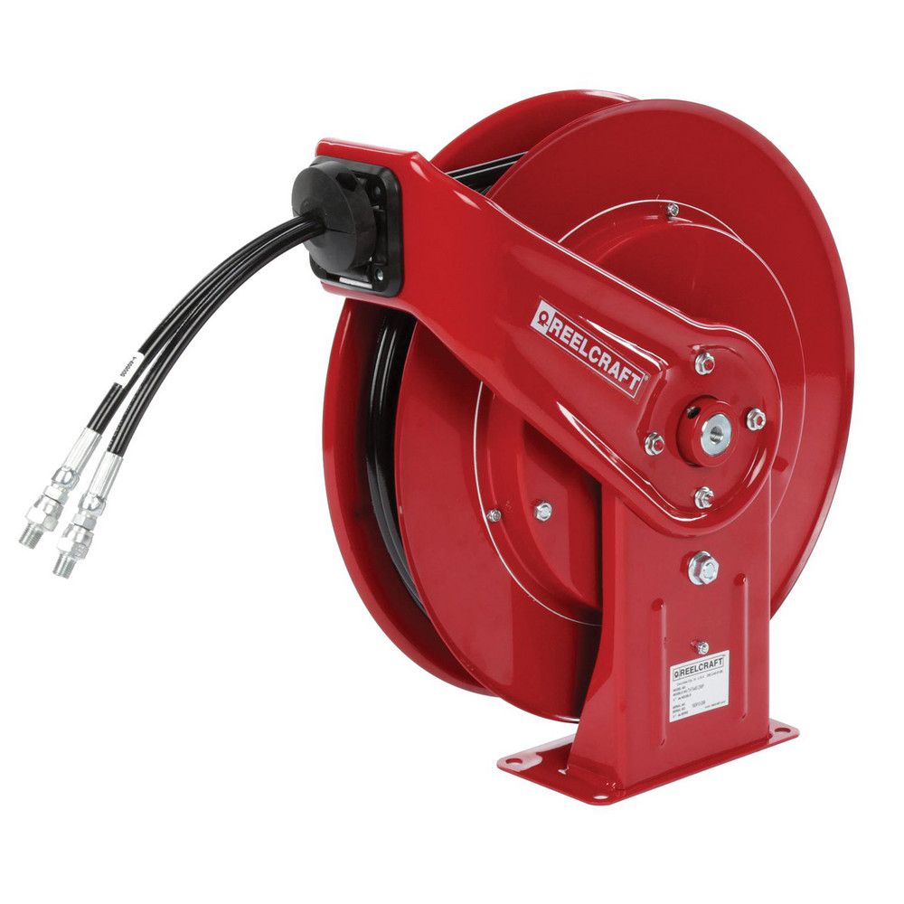 Reelcraft Hose Reel with Hose: 3/8" ID Hose x 30', Spring Retractable - THA7630 OMP