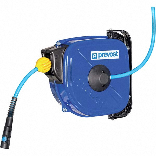 Prevost Hose Reel with Hose: 3/8" ID Hose x 33', Spring Retractable - DRFB 1010IS