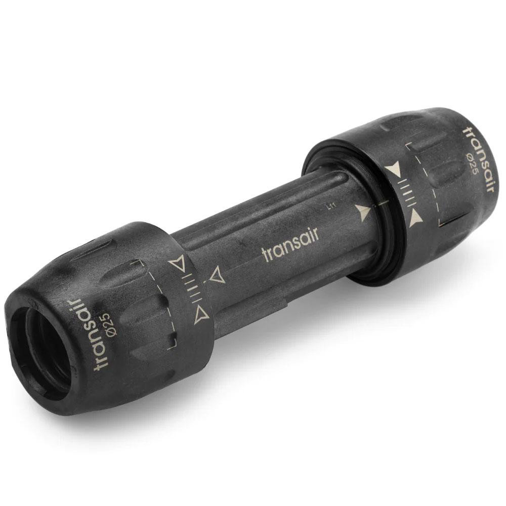 Transair Air Hose Union: 1/2" ID, Plastic - 6606 17 00