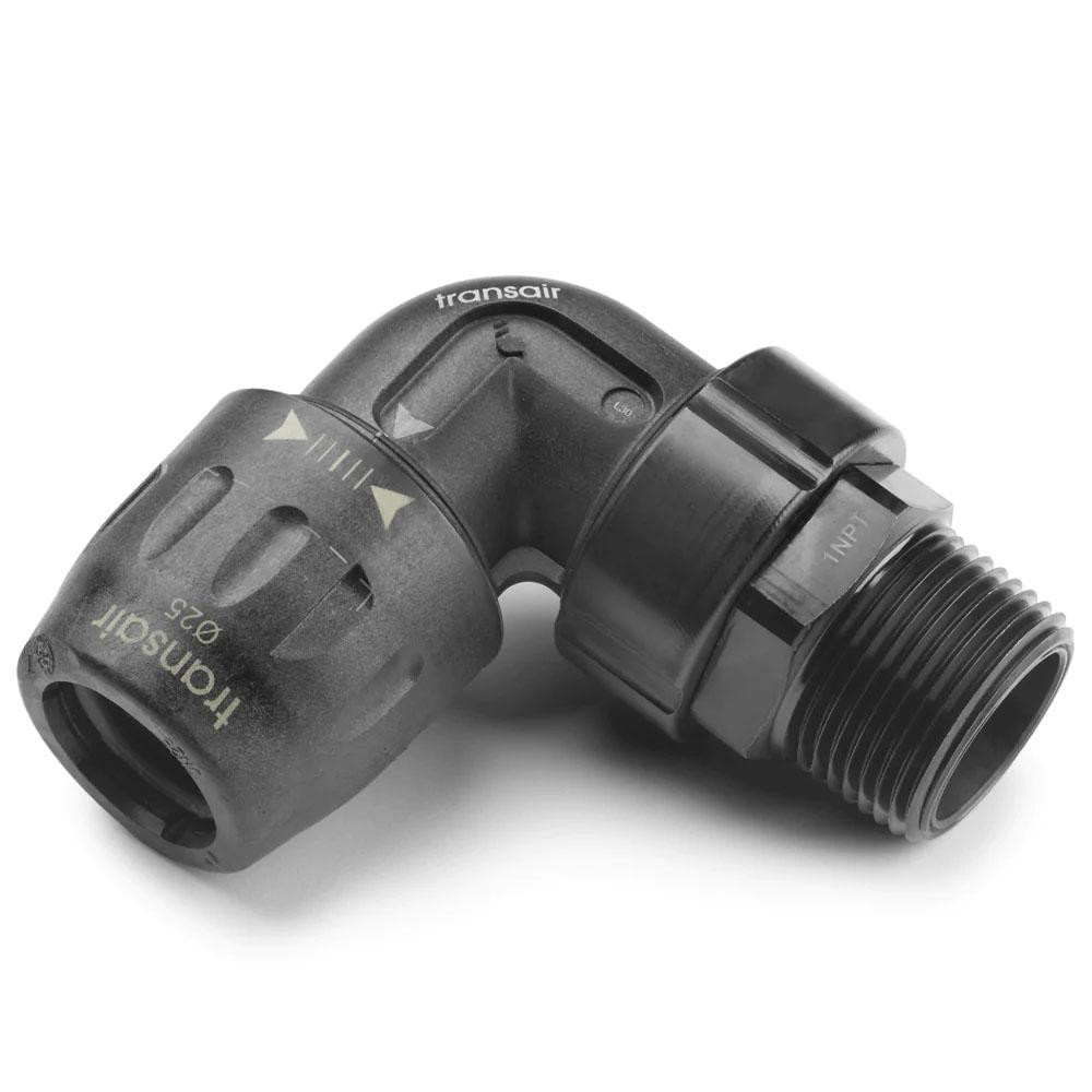 Transair Air Hose Union: 1/2" ID, Plastic - 6606 17 00