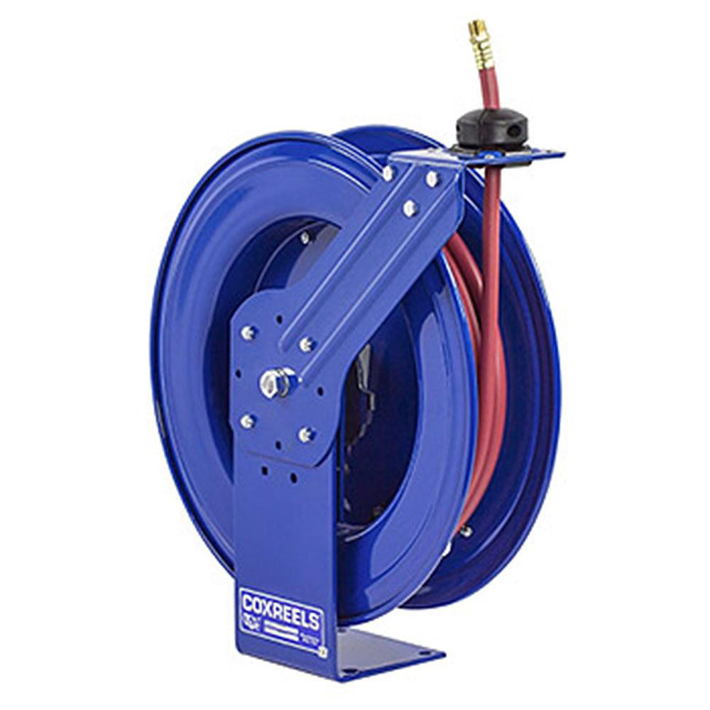 CoxReels Hose Reel with Hose: 3/8" ID Hose x 100', Spring Retractable - SH-N-3100