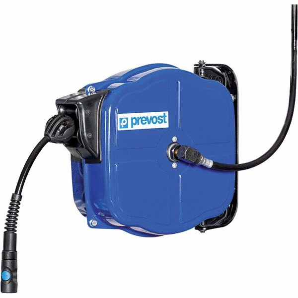 Prevost Hose Reel with Hose: 3/8" ID Hose x 40', Spring Retractable - DPF 1012IS