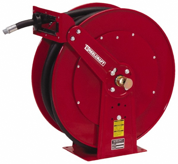 Reelcraft Hose Reel with Hose: 3/4" ID Hose x 75', Spring Retractable - FD83075 OLP