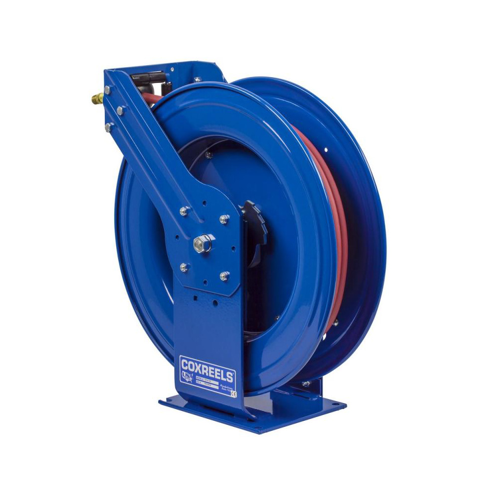 CoxReels Hose Reel with Hose: 3/4" ID Hose x 50', Spring Retractable - TMP-N-550