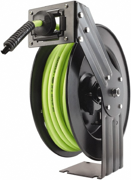 Legacy Hose Reel with Hose: 3/8" ID Hose x 50', Spring Retractable - L8611FZ