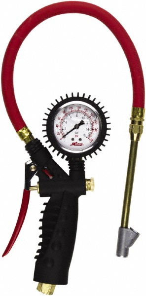 Milton 160 Max psi Closed Check Aluminum/EPDM Inflator Gauge - 550