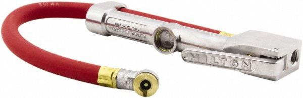 Milton 160 Max psi Closed Check Aluminum/EPDM Inflator Gauge - 550