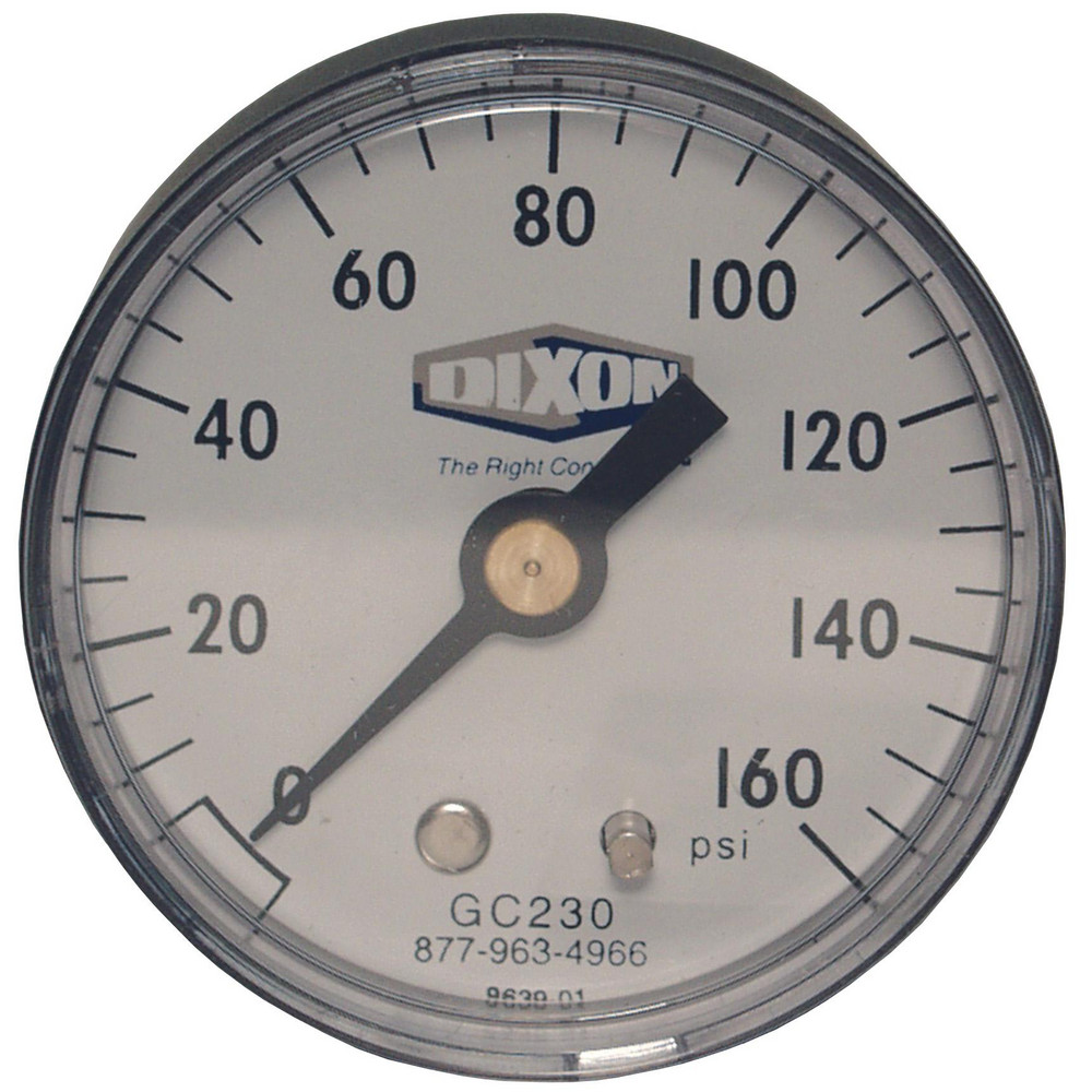 Dixon Valve & Coupling 1-1/2 0-160 PSI ABS STD DRY GAUGE - GC620