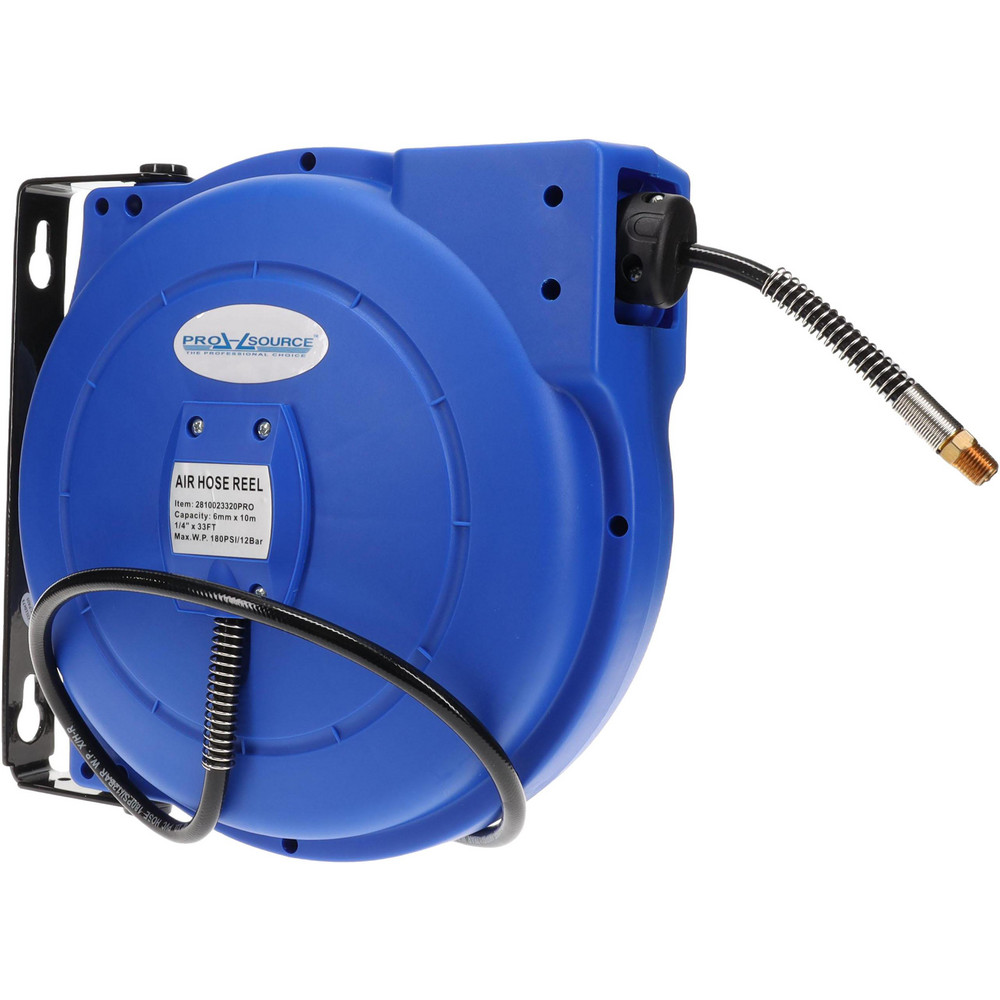 CoxReels Hose Reel with Hose: 1/4" ID Hose x 35', Spring Retractable - EZ-SR15-L135