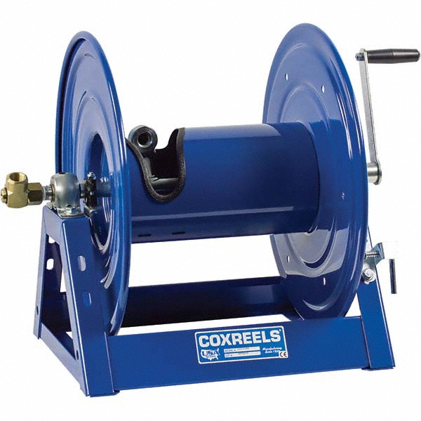 CoxReels Hose Reel without Hose: 1/2" ID Hose, 100' Long - 1125-4-100-E-SS