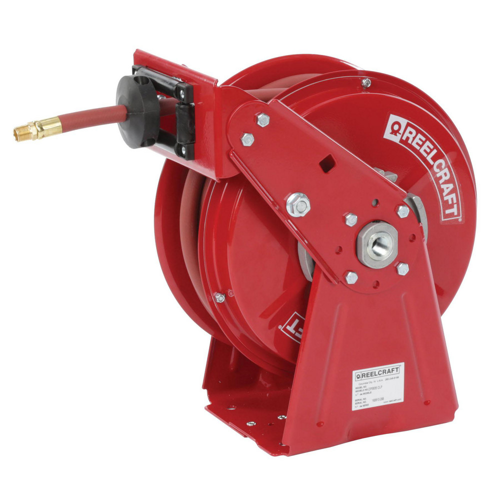 Reelcraft Hose Reel with Hose: 3/8" ID Hose x 35', Spring Retractable - DP5635 OLP