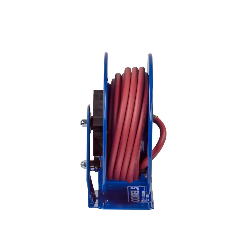 CoxReels Hose Reel with Hose: 3/8" ID Hose x 20', Spring Retractable - LG-LP-320-HV