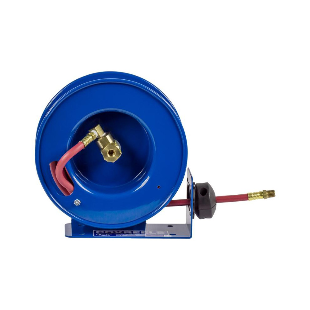 CoxReels Hose Reel with Hose: 3/8" ID Hose x 20', Spring Retractable - LG-LP-320-HV