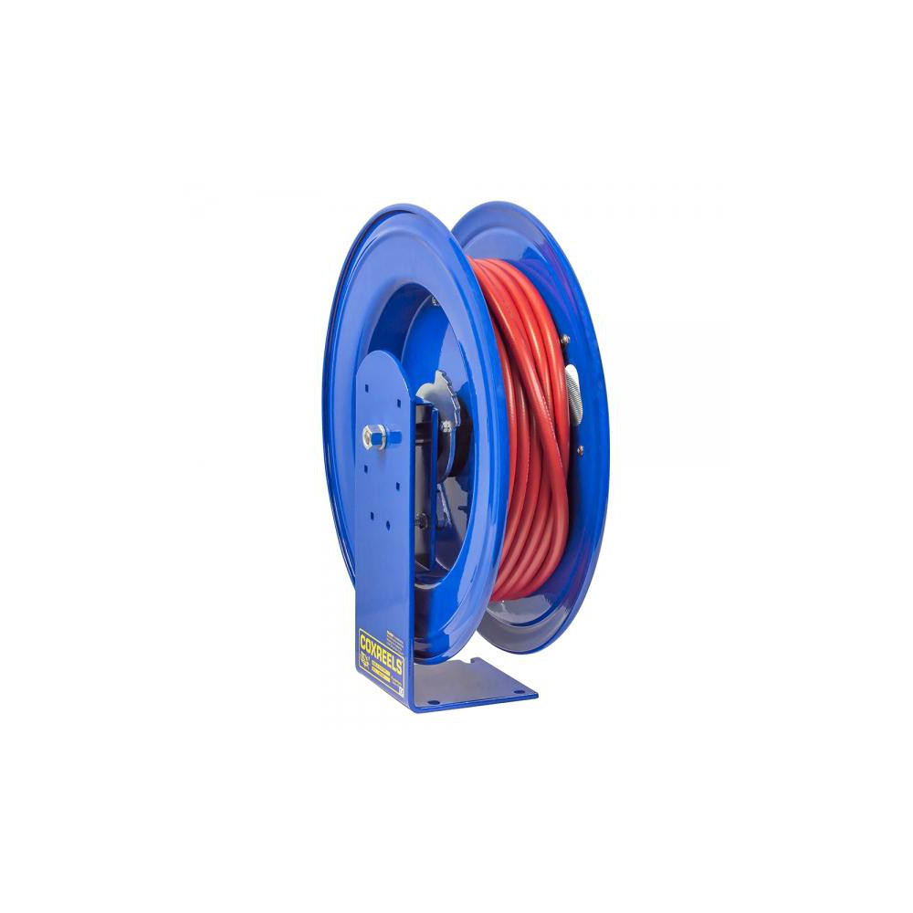 CoxReels Hose Reel with Hose: 3/8" ID Hose x 50', Spring Retractable - EZ-E-LP-350