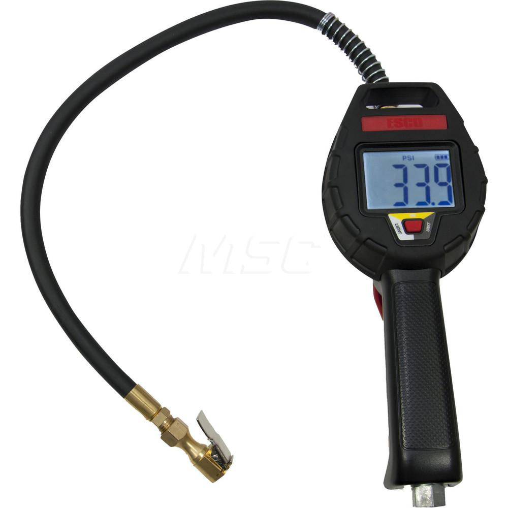 Milton 160 Max psi Closed Check Aluminum/EPDM Inflator Gauge - 517