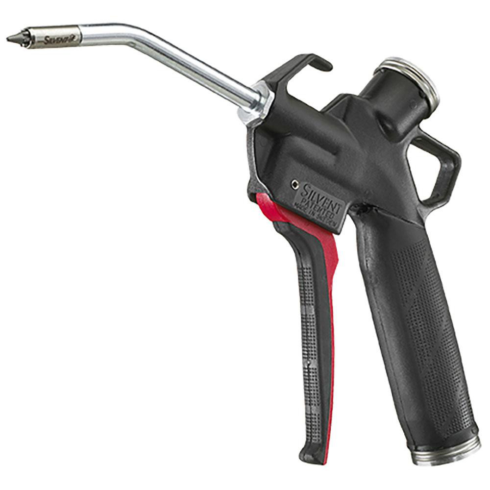 Silvent Air Blow Gun: Stainless Steel Safety Tip, Pistol Grip - 007-S-800