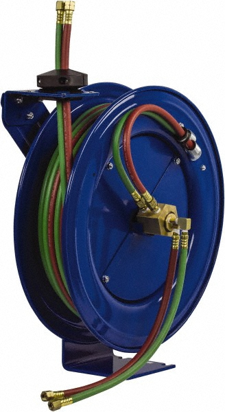 CoxReels Hose Reel with Hose: 3/4" ID Hose x 50', Spring Retractable - SH-N-550