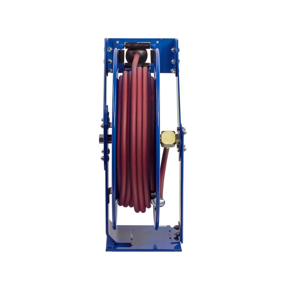 CoxReels Hose Reel with Hose: 1" ID Hose x 35', Spring Retractable - TSH-N-635