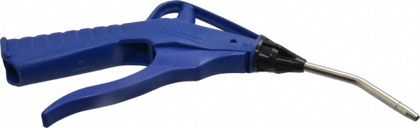 CEJN Air Blow Gun: Bent Removable Safety Extension Tube, Pistol Grip - 11 208 0250