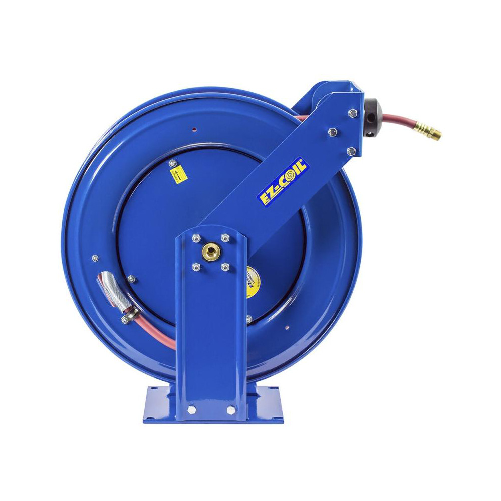 CoxReels Hose Reel with Hose: 3/8" ID Hose x 50', Spring Retractable - EZ-TSH-350