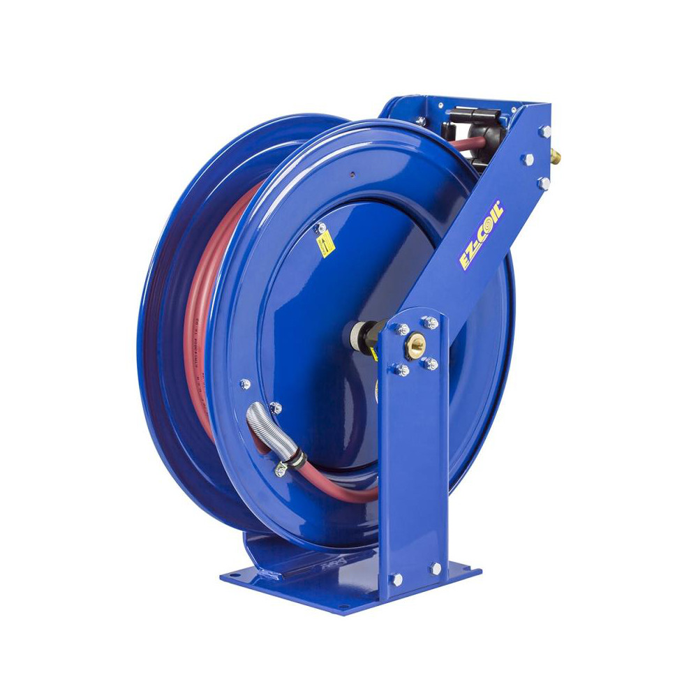 CoxReels Hose Reel with Hose: 3/8" ID Hose x 50', Spring Retractable - EZ-TSH-350