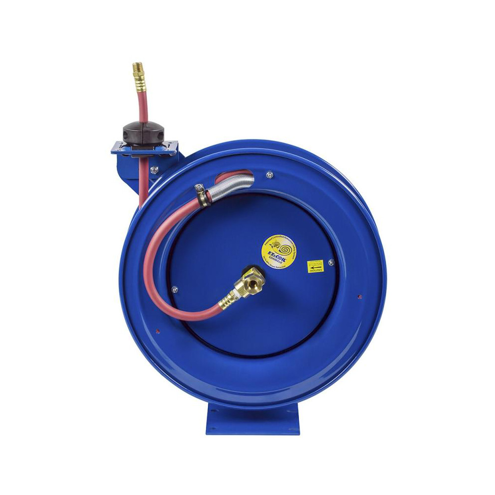 CoxReels Hose Reel with Hose: 1/4" ID Hose x 50', Spring Retractable - EZ-P-LP-150