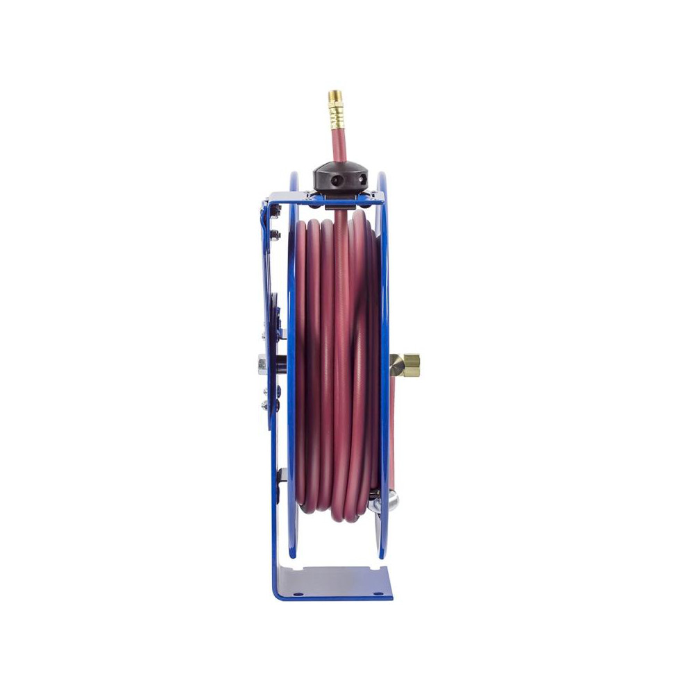 CoxReels Hose Reel with Hose: 3/8" ID Hose x 50', Spring Retractable - SH-N-350-HV