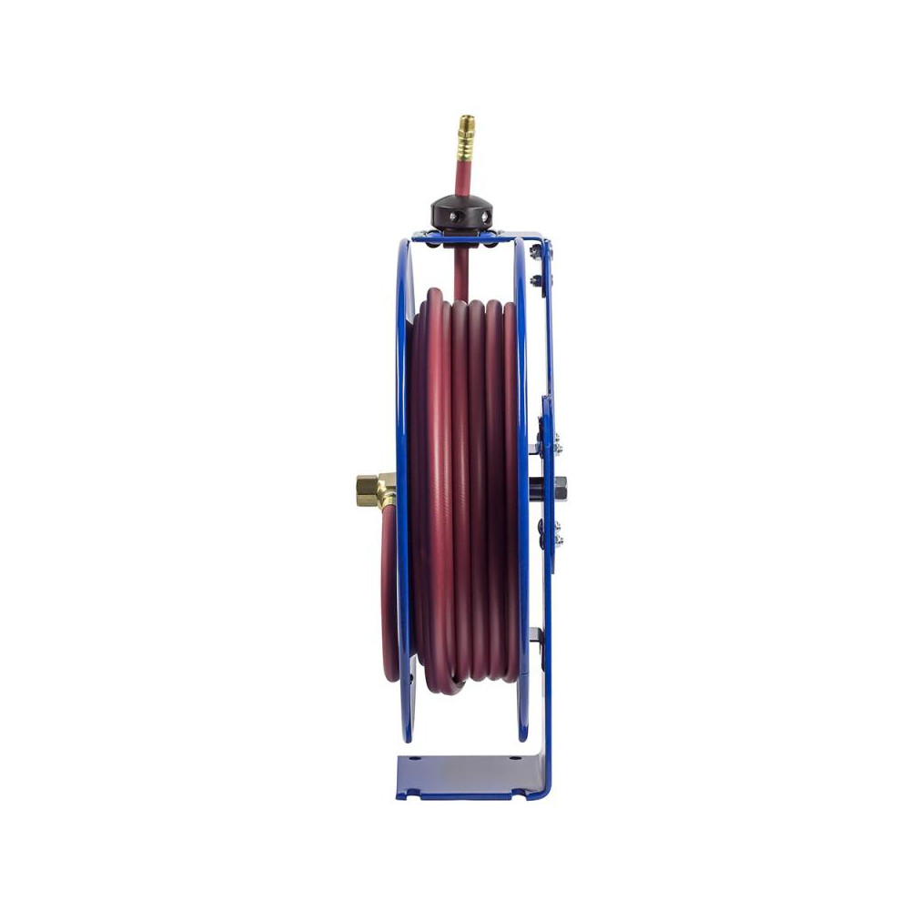 CoxReels Hose Reel with Hose: 3/8" ID Hose x 50', Spring Retractable - SH-N-350-HV