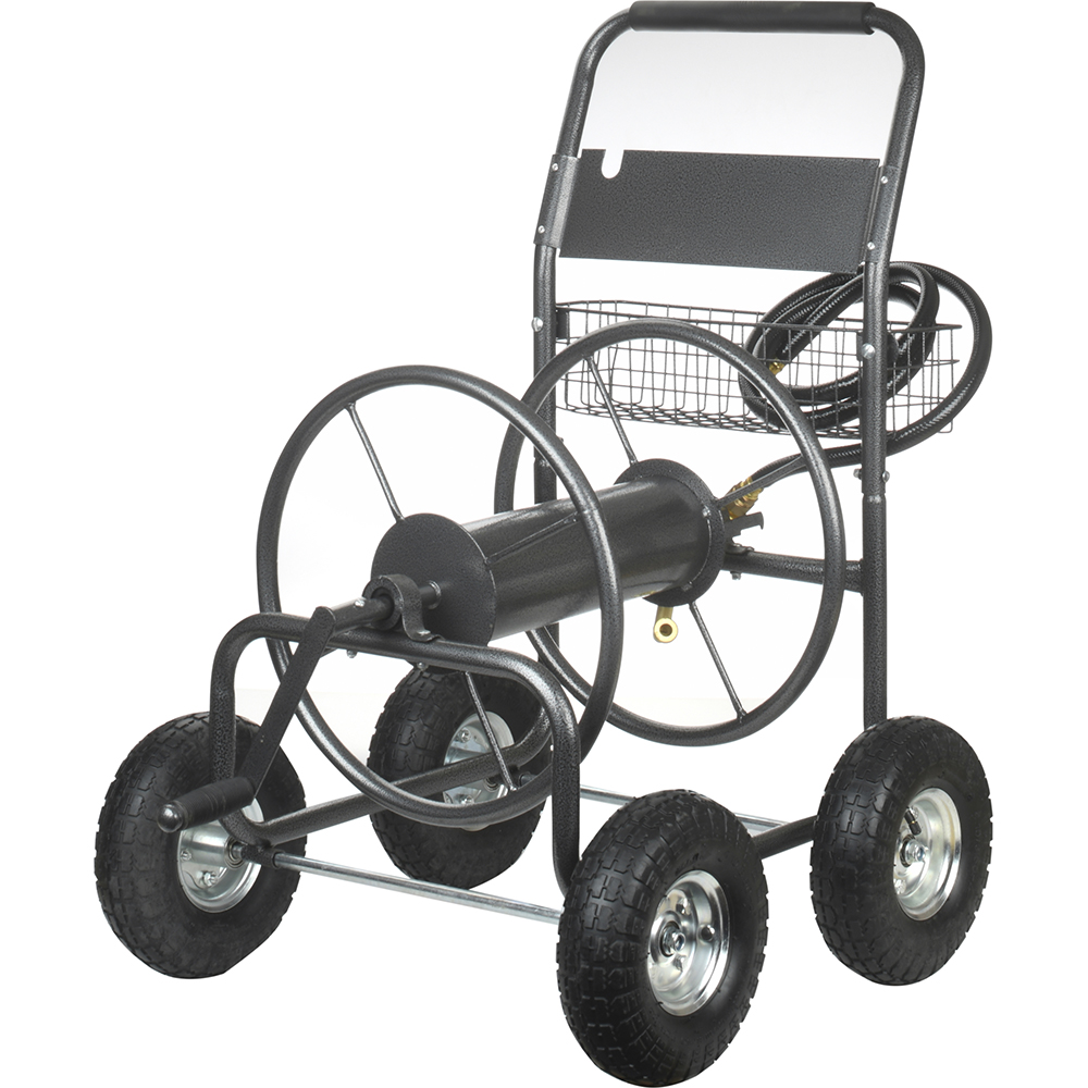 Reelcraft Hose Reel with Hose: 3/4" ID Hose x 75', Spring Retractable - GCD83075 OLP